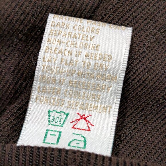 Perry Ellis Men's Lightweight Mock Turtleneck Sweater, XL, Brown, Cotton Rayon - Picture 9 of 11